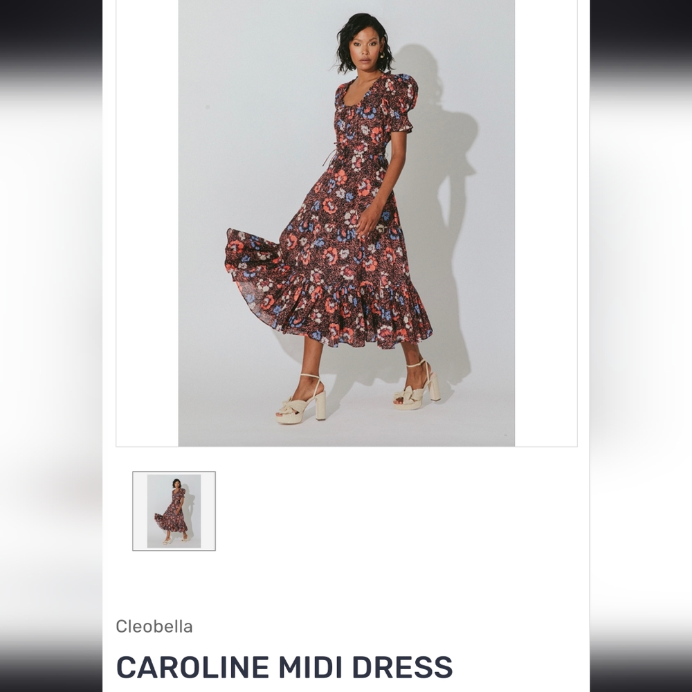 Cleobella Caroline Midi Dress Calista Floral. Sold Separately QTY 2